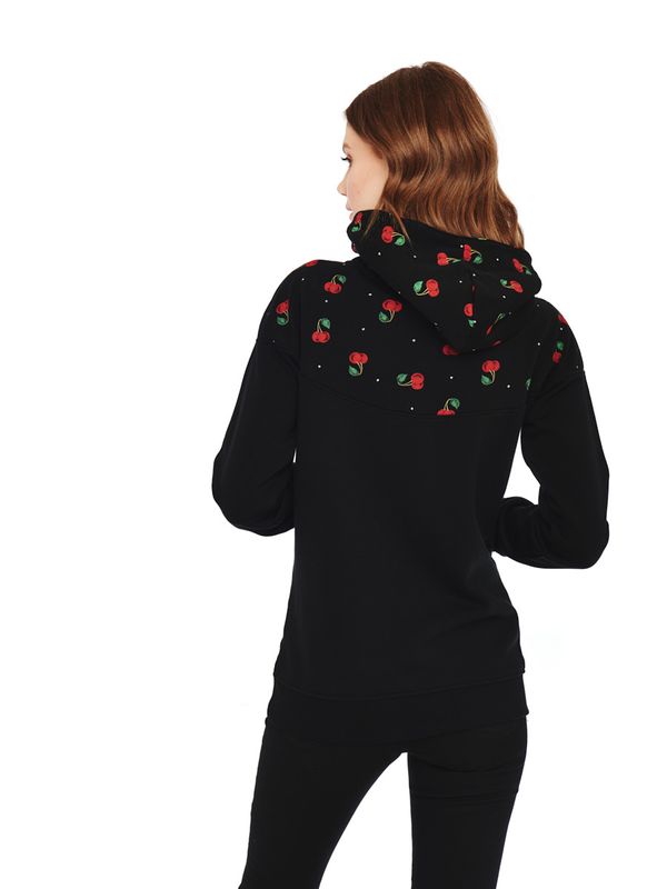 Nastrovje Potsdam Pussy Deluxe Cherry Bomb Schalkragenpullover für Damen Kauf eins, bekomm eins gratis