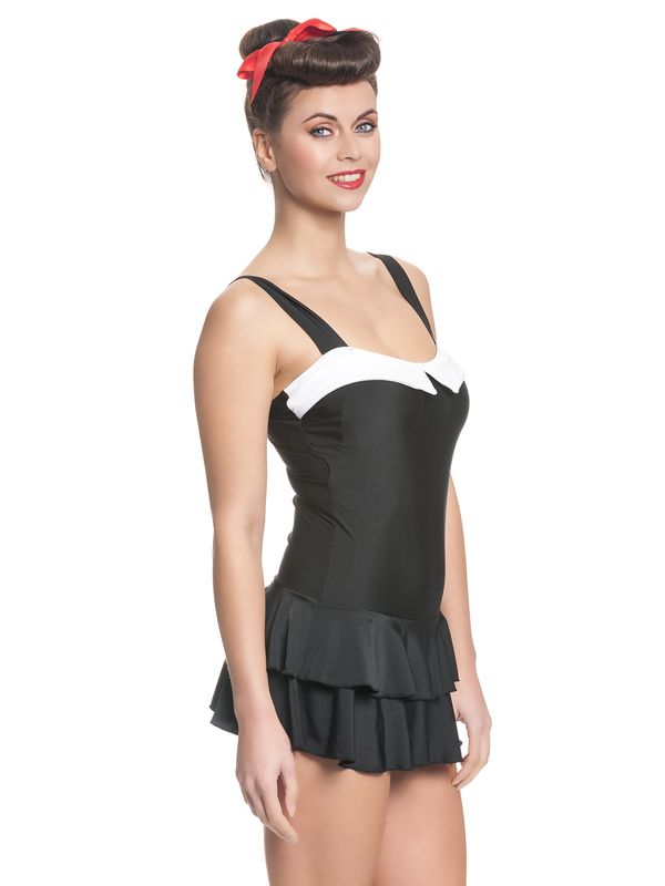 Nastrovje Potsdam Pussy Deluxe Damen Badeanzug schwarz Sonderangebote