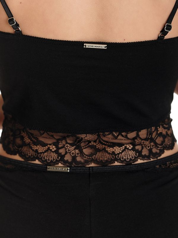 Nastrovje Potsdam Vive Maria Marias High Waist Damen Wäscheset: Top mit Panty schwarz Super Sparpreis