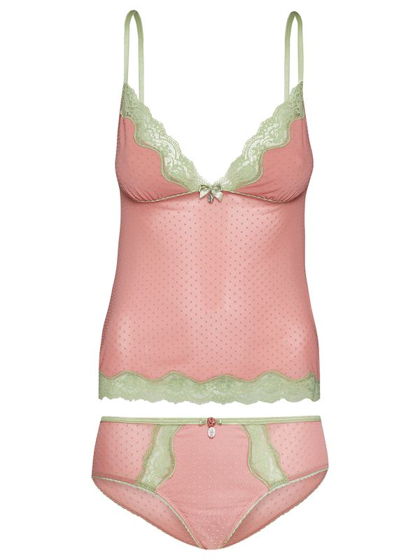 Nastrovje Potsdam Vive Maria Rose & Pistache Damen Wäscheset: Top mit Panty lightpink Wochenangebot