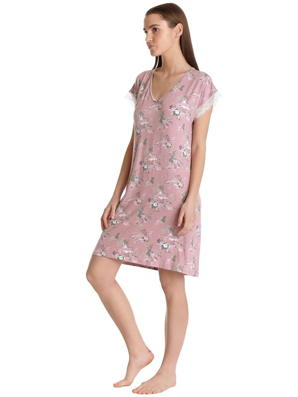 Nastrovje Potsdam Vive Maria Teahouse Rose Damen Nachthemd lightpink allover Begrenzte Freigabe