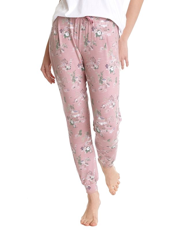 Nastrovje Potsdam Vive Maria Chinese Teahouse Damen Schlafhose lightpink allover Letzte 3 Tage