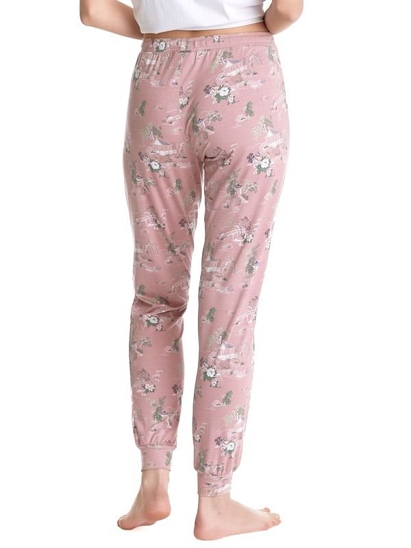 Nastrovje Potsdam Vive Maria Chinese Teahouse Damen Schlafhose lightpink allover Letzte 3 Tage