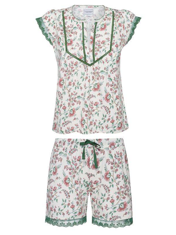 Nastrovje Potsdam Vive Maria Garden Girl Damen Pyjama creme/allover Sonderangebot der Fabrik