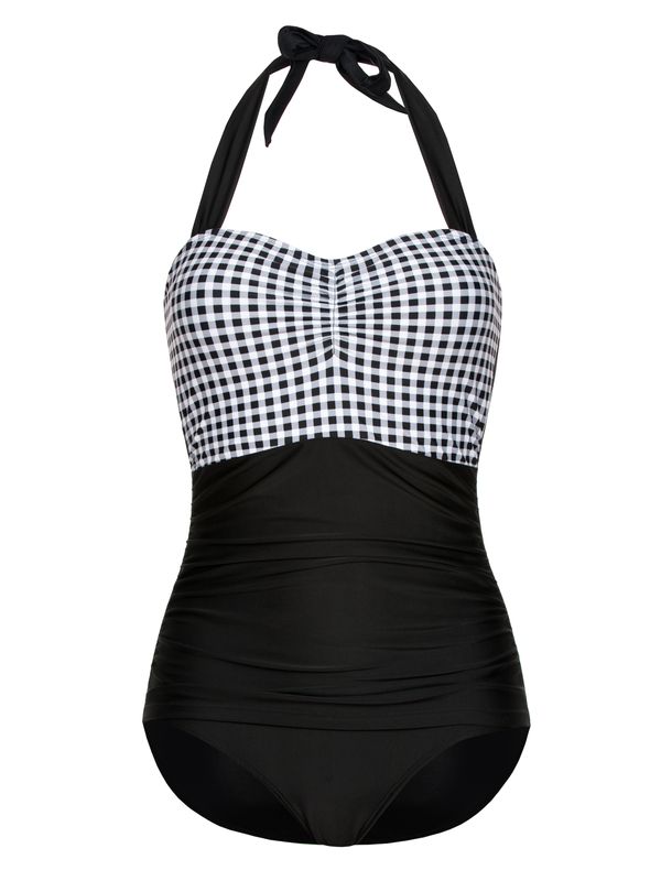 Nastrovje Potsdam Pussy Deluxe Square Dance Damen Badeanzug schwarz allover Fabrikladen