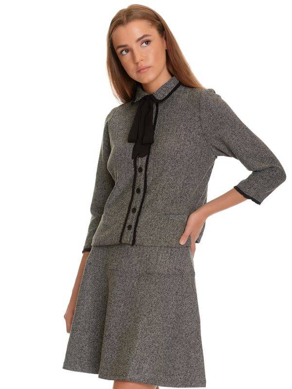 Nastrovje Potsdam Vive Maria Cottage Girl Damen A-Linien-Rock grau meliert im Angebot