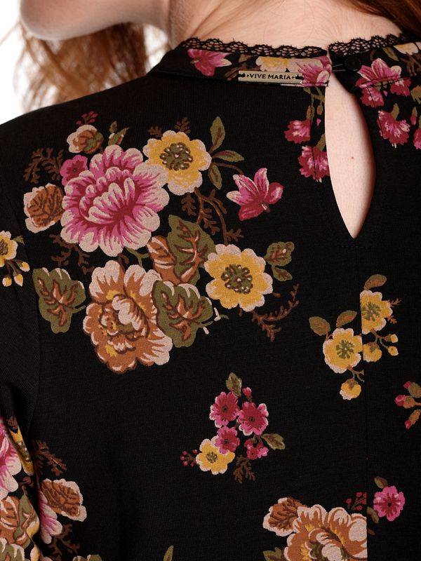 Nastrovje Potsdam Vive Maria Barock Love Damen A-Linien-Kleid schwarz allover Meist gekauft