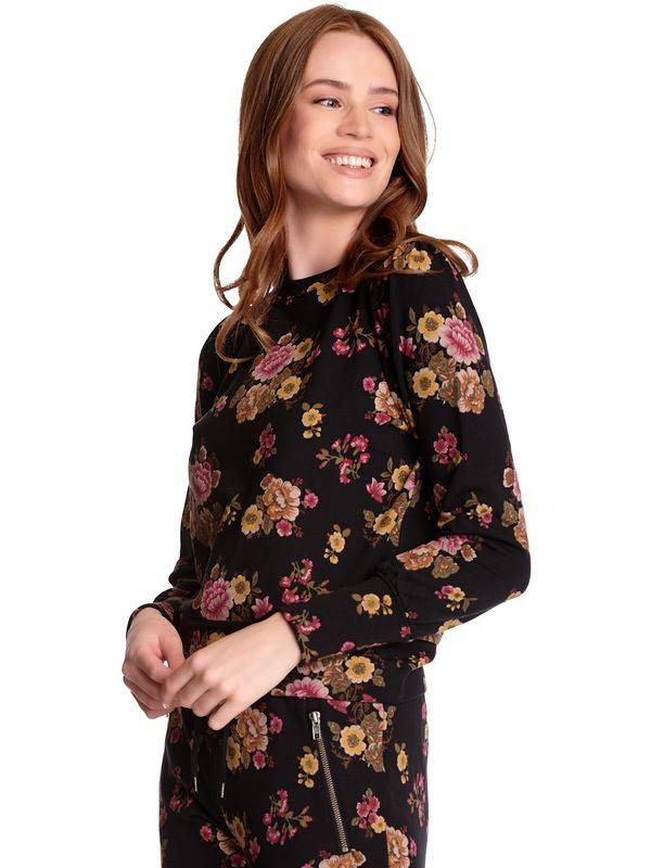 Nastrovje Potsdam Vive Maria Barock Damen Sweatshirt schwarz allover Blitzverkäufe