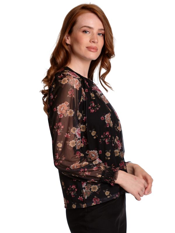 Nastrovje Potsdam Vive Maria Barock Tulle Damen Shirtbluse schwarz allover Fabrik Onlineshop
