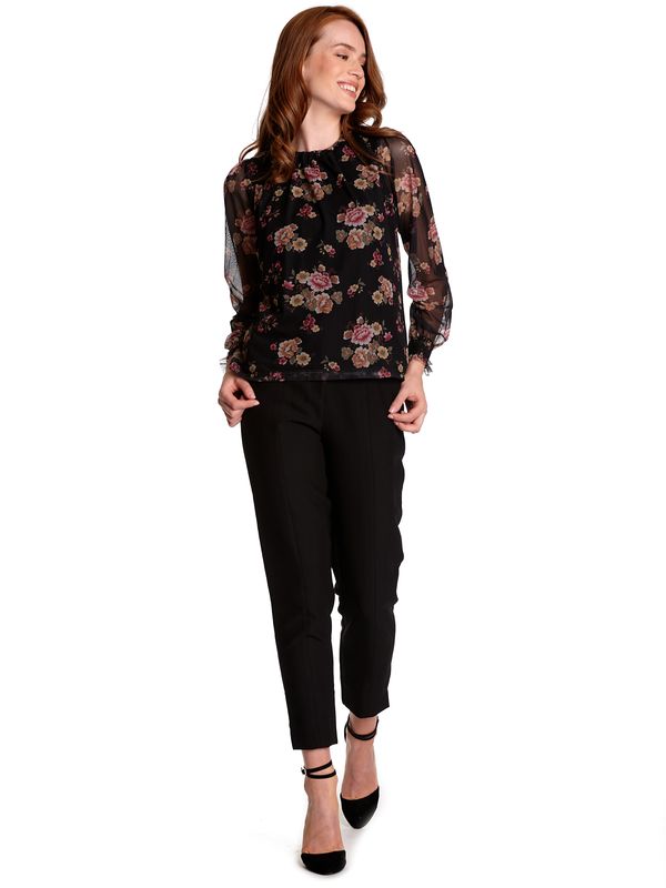 Nastrovje Potsdam Vive Maria Barock Tulle Damen Shirtbluse schwarz allover Fabrik Onlineshop
