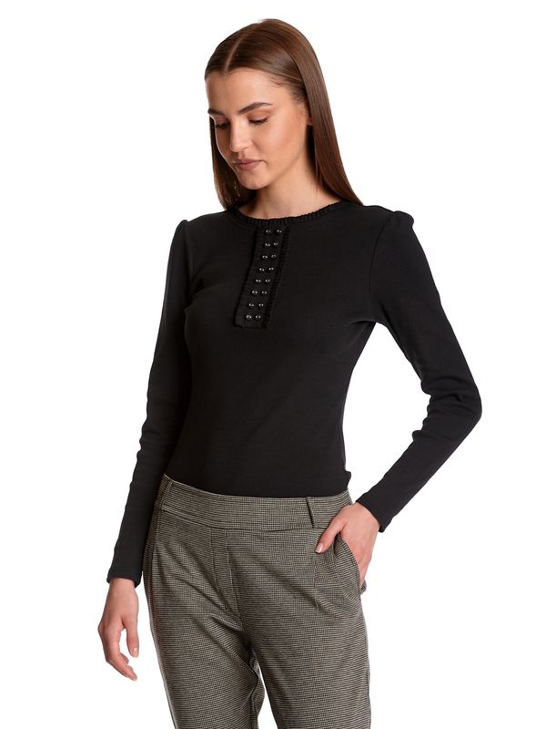 Nastrovje Potsdam Vive Maria Chelsea Damen Langarmshirt schwarz Sonderangebot
