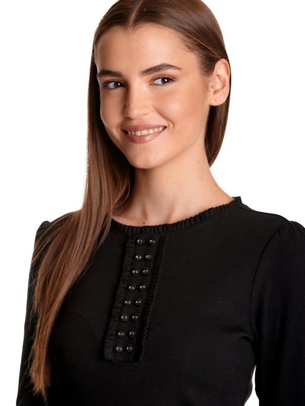 Nastrovje Potsdam Vive Maria Chelsea Damen Langarmshirt schwarz Sonderangebot