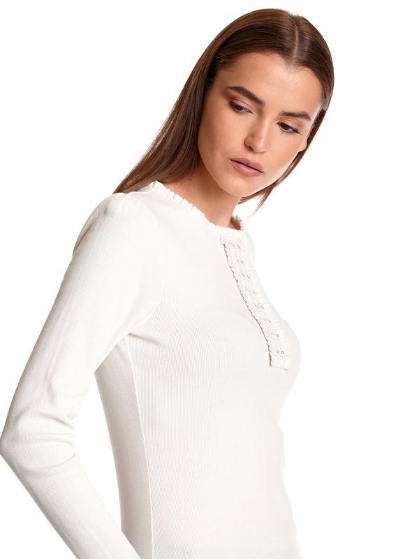 Nastrovje Potsdam Vive Maria Chelsea Damen Langarmshirt offwhite Rabatt