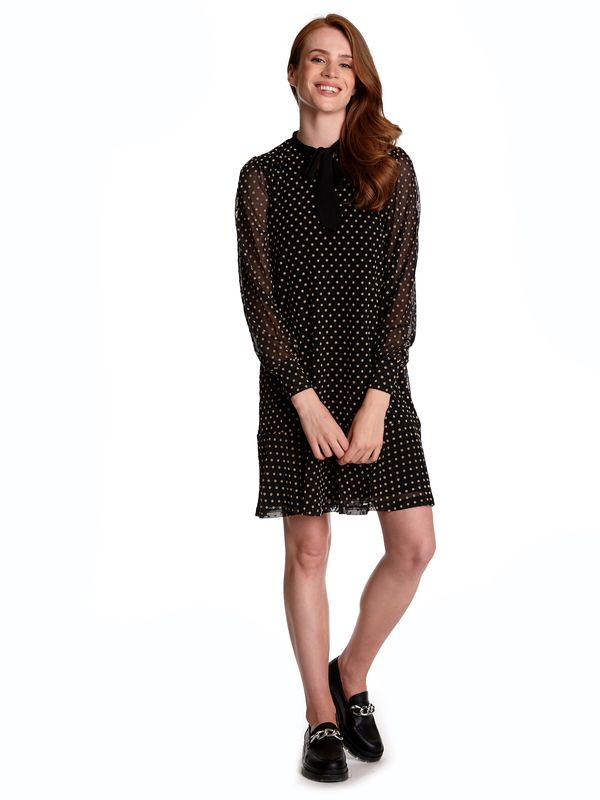 Nastrovje Potsdam Vive Maria Montmartre Girl Damen A-Linien-Kleid schwarz allover