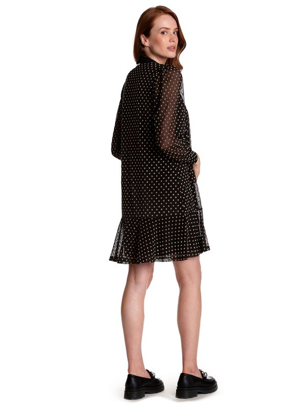 Nastrovje Potsdam Vive Maria Montmartre Girl Damen A-Linien-Kleid schwarz allover Jubiläumsangebot