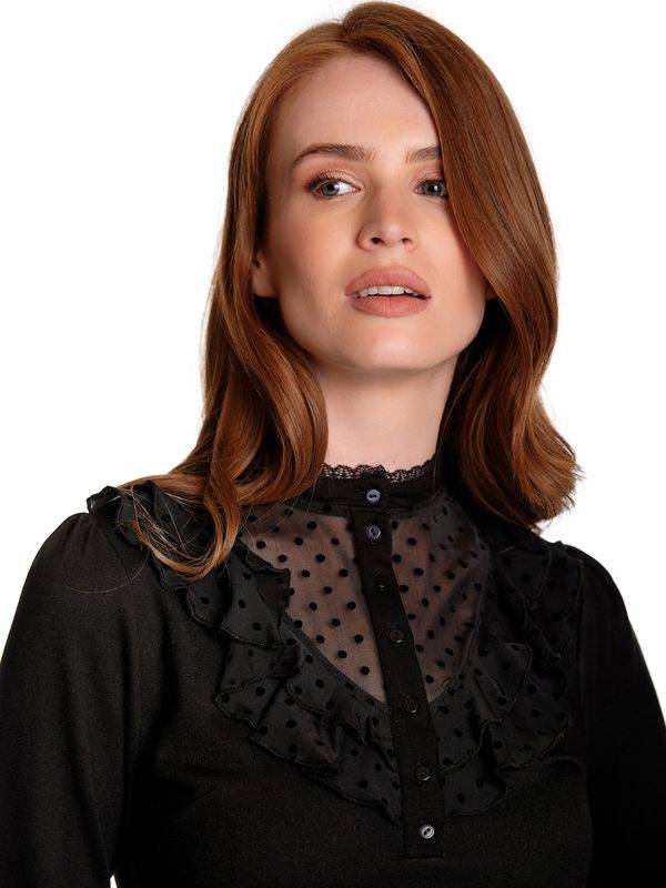 Nastrovje Potsdam Vive Maria Montmartre Black Damen Jerseykleid schwarz allover Lagerräumung
