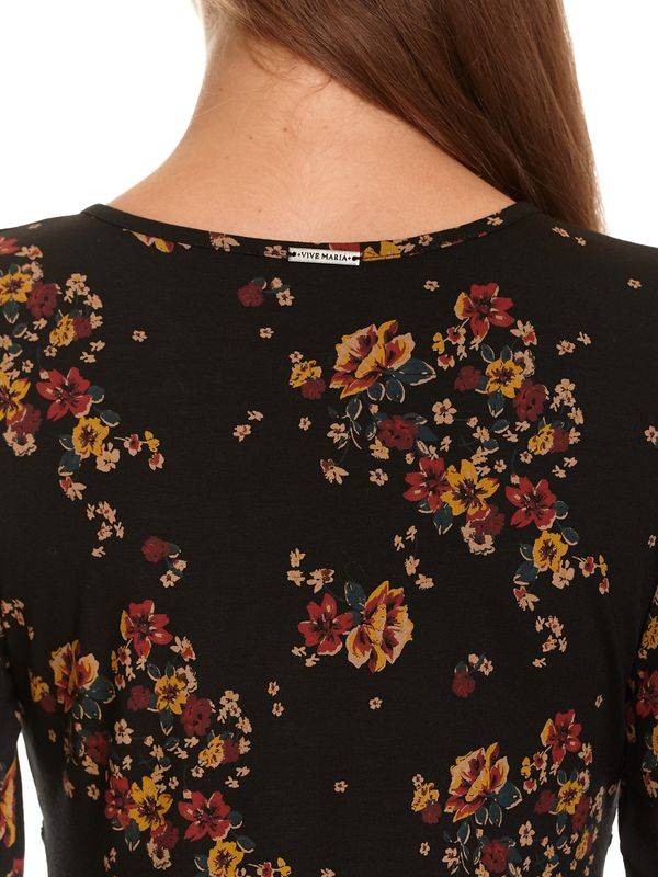 Nastrovje Potsdam Vive Maria Diary Girl Damen Langarmshirt schwarz allover Top Angebot
