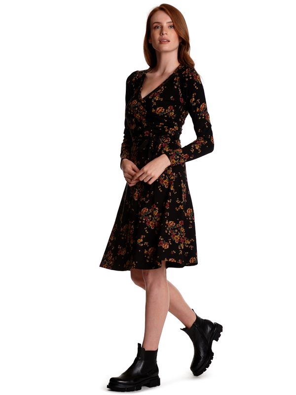 Nastrovje Potsdam Vive Maria My Diary Flower Damen A-Linien-Kleid schwarz allover Neueste Mode