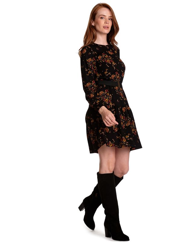 Nastrovje Potsdam Vive Maria Diary Girl Damen A-Linien-Kleid schwarz allover Zeitlich begrenztes Angebot
