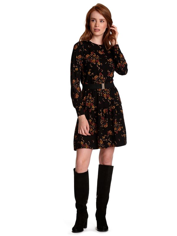 Nastrovje Potsdam Vive Maria Diary Girl Damen A-Linien-Kleid schwarz allover Zeitlich begrenztes Angebot