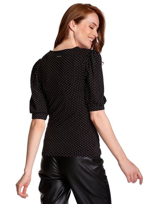 Nastrovje Potsdam Vive Maria Paris Girl Damen 3/4-Arm-Shirt schwarz allover Exklusive Angebote