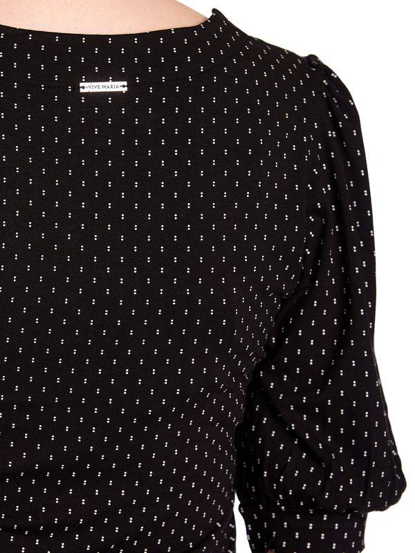Nastrovje Potsdam Vive Maria Paris Girl Damen 3/4-Arm-Shirt schwarz allover Exklusive Angebote