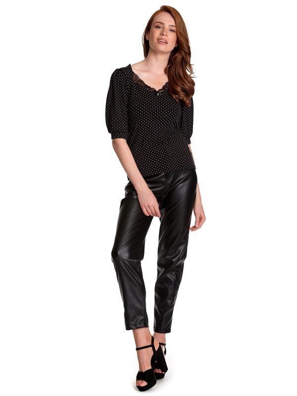 Nastrovje Potsdam Vive Maria Paris Girl Damen 3/4-Arm-Shirt schwarz allover Exklusive Angebote