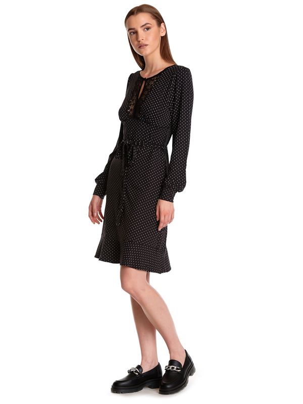 Nastrovje Potsdam Vive Maria Paris Tea Time Damen A-Linien-Kleid schwarz allover Große Rabatte