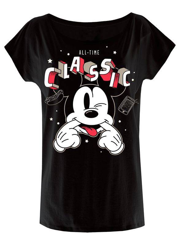 Nastrovje Potsdam Disney All Time Classic Loose Shirt female schwarz