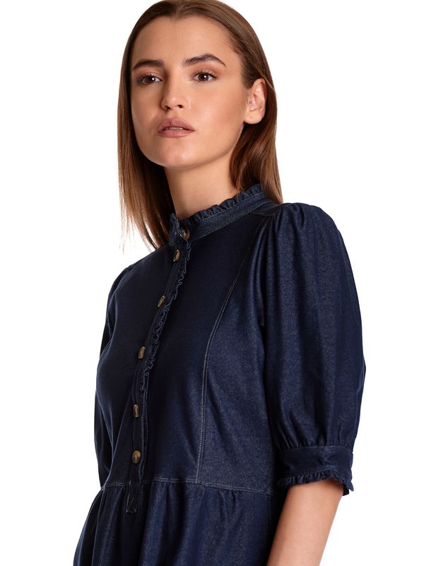 Nastrovje Potsdam Vive Maria Arizona Denim Damen Blusenkleid blau Kostenlose Rückgabe
