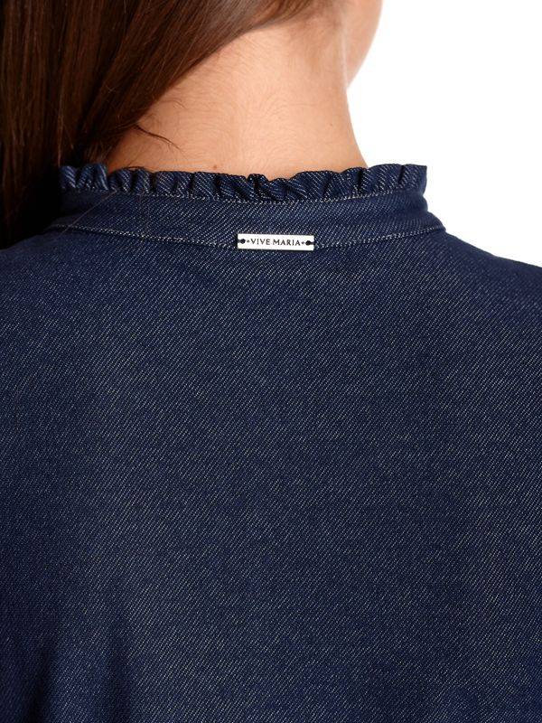 Nastrovje Potsdam Vive Maria Arizona Denim Damen Blusenkleid blau Kostenlose Rückgabe