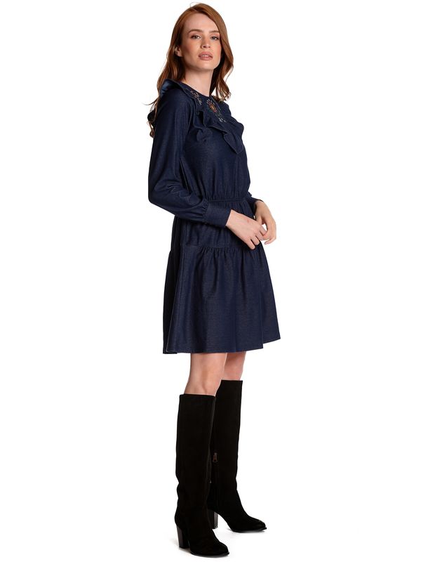 Nastrovje Potsdam Vive Maria Nevada Denim Damen A-Linien-Kleid blau Letzte 3 Tage