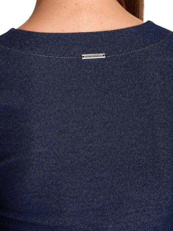 Nastrovje Potsdam Vive Maria Nevada Girl Denim Damen A-Linien-Kleid blau JETZT KAUFEN
