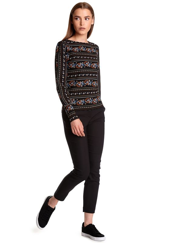 Nastrovje Potsdam Vive Maria Poetry Girl Damen Langarmshirt schwarz allover Neueste Stile