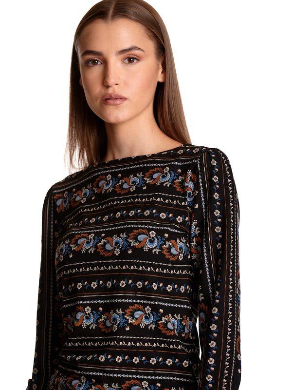 Nastrovje Potsdam Vive Maria Poetry Girl Damen Langarmshirt schwarz allover Neueste Stile