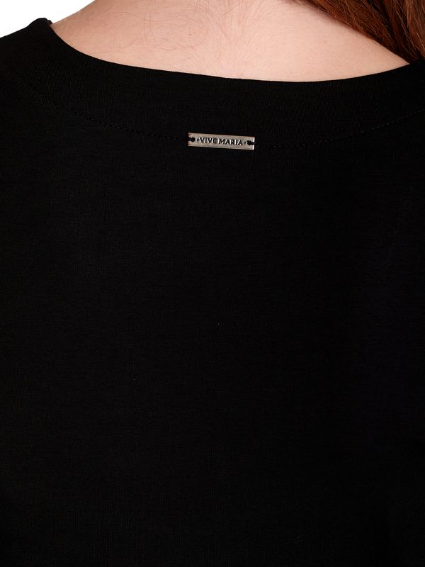 Nastrovje Potsdam Vive Maria Poetry Girl Damen A-Linien-Kleid schwarz allover Letzter Tag