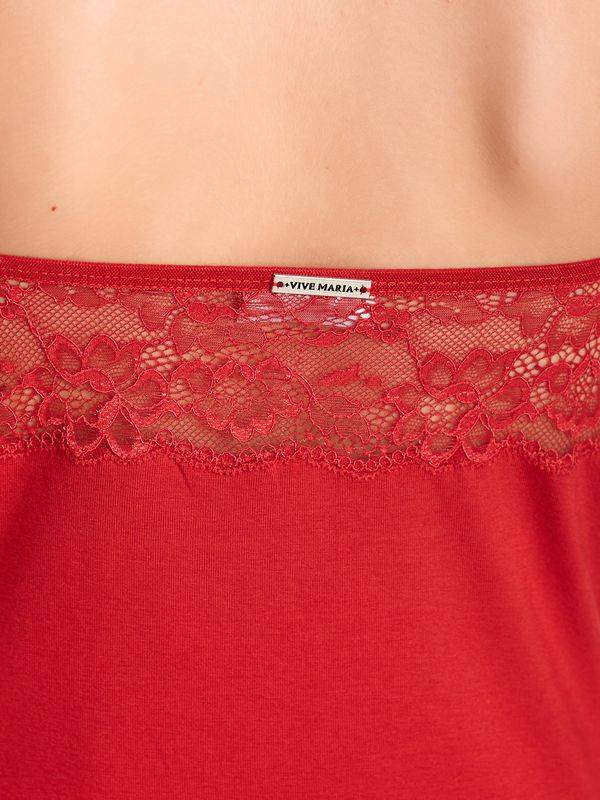 Nastrovje Potsdam Vive Maria Red Lolita Damen Wäscheset: Top mit Panty rot Nur für heute