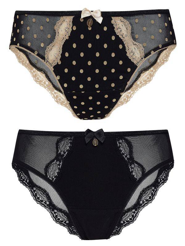 Nastrovje Potsdam Vive Maria Montmarte Damen Panty-Set schwarz allover Nur noch ein Tag übrig