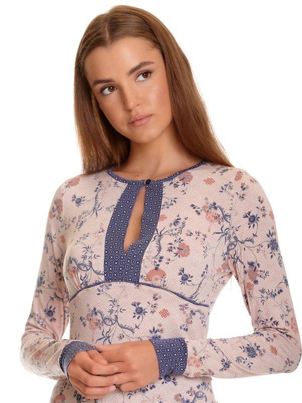 Nastrovje Potsdam Vive Maria Hanoi Rose Damen Pyjama rosa allover Hotsell