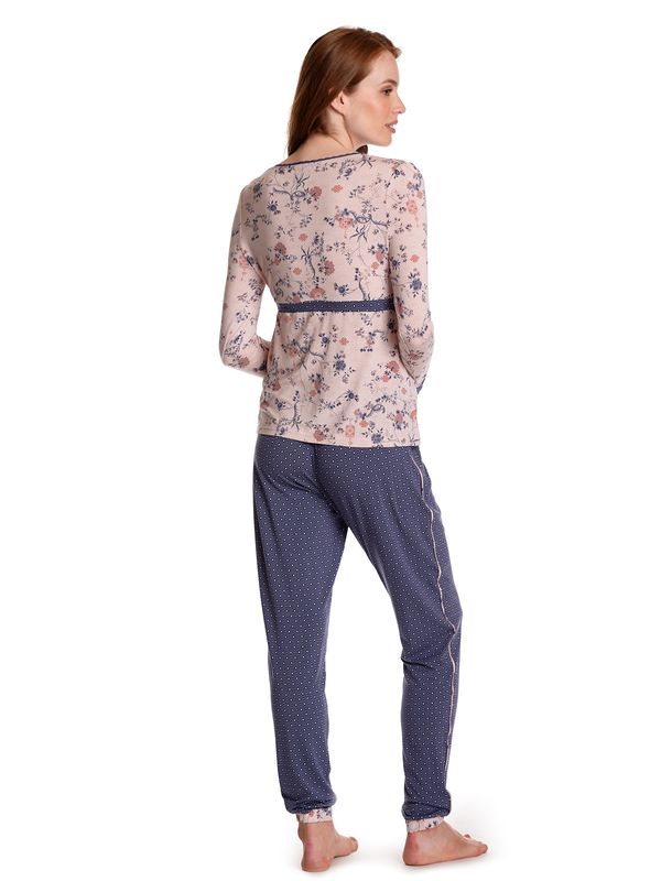 Nastrovje Potsdam Vive Maria Hanoi Love Damen Pyjama lila allover/blau allover im Angebot