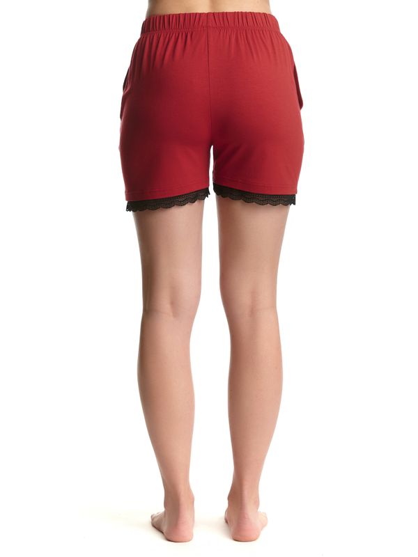 Nastrovje Potsdam Vive Maria Lovely Dream Damen Schlafhose rot Fabrikverkauf