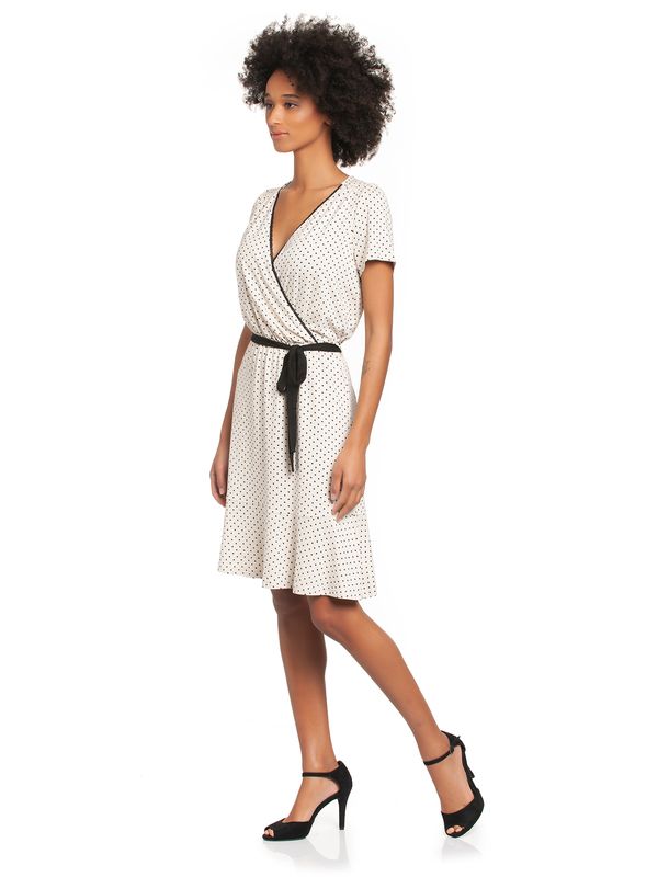 Nastrovje Potsdam Vive Maria Chicago Downtown Damen A-Linien-Kleid creme/allover Limitierter Zeitrabatt
