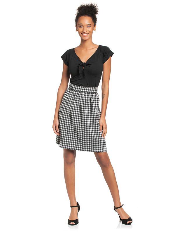 Nastrovje Potsdam Vive Maria Sweet Vichy Damen A-Linien-Rock schwarz/creme Fabrik Onlineshop