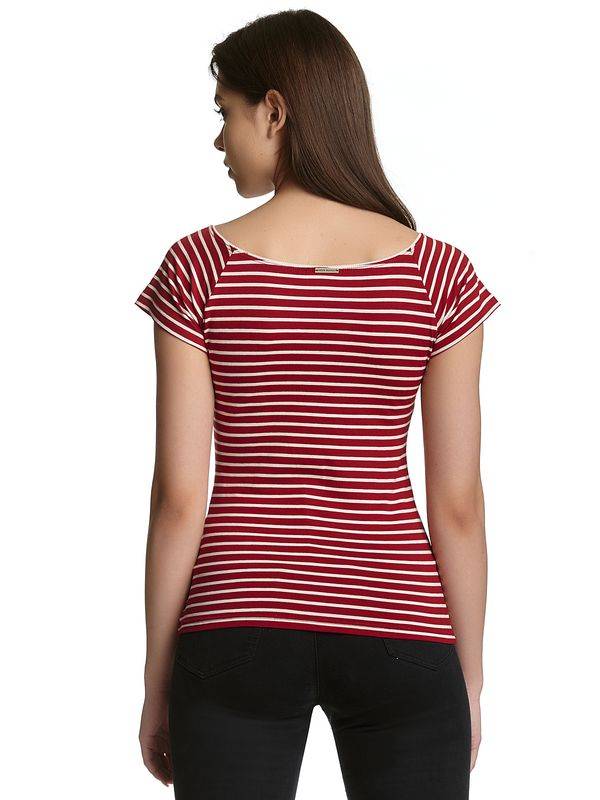 Nastrovje Potsdam Vive Maria My Capri Damen T-Shirt rot allover Preisnachlass