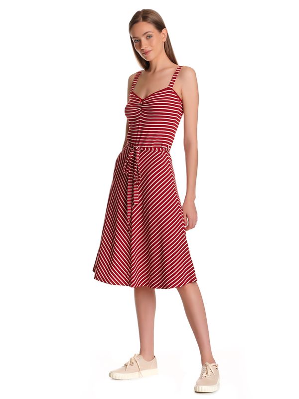 Nastrovje Potsdam Vive Maria Summer Capri Damen Trägerkleid rot allover Saisonschlussverkauf