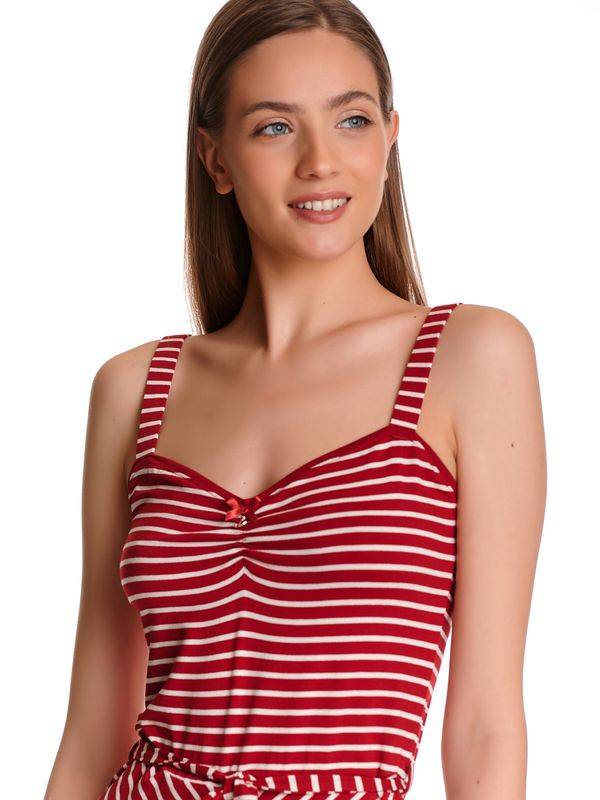 Nastrovje Potsdam Vive Maria Summer Capri Damen Trägerkleid rot allover Saisonschlussverkauf