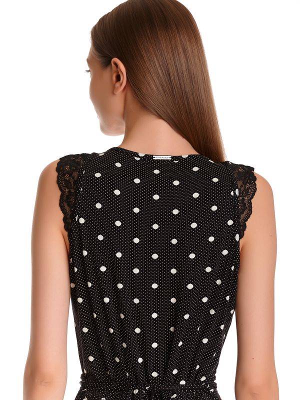 Nastrovje Potsdam Vive Maria Lovely Maria Damen A-Linien-Kleid schwarz allover Osterangebot