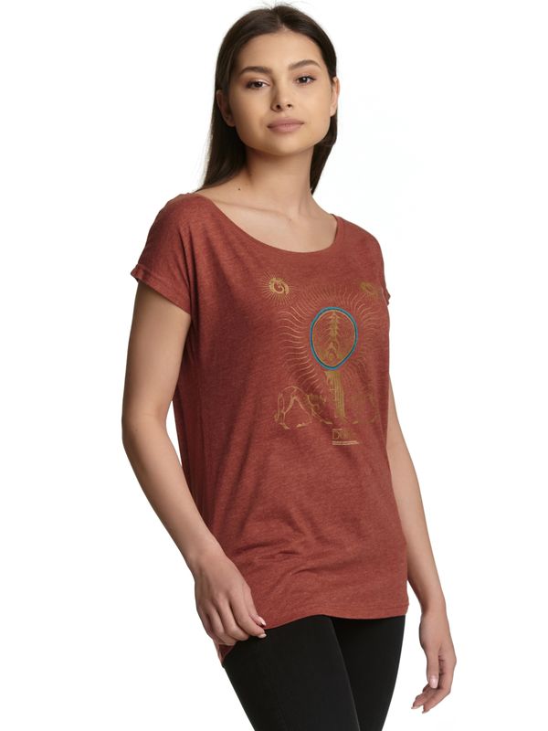 Nastrovje Potsdam Fantastic Beasts Creatures Damen Loose-Shirt rot meliert Heißer Verkauf