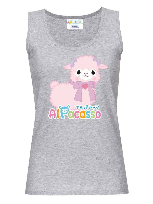 Nastrovje Potsdam Amufun Alpacasso Damen Tanktop grau meliert Online Outlet