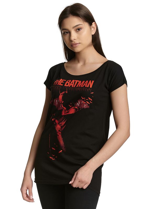 Nastrovje Potsdam Batman Bloody Night Damen Loose-Shirt schwarz Exklusive Angebote